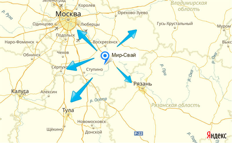 Доставка винтовых свай Доставка винтовых свай