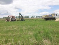 д. Заворово, 25 свай диаметром 108, длиной 2.5 м под брусовой дом, размер фундамента 8х8