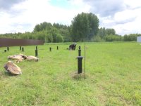фундамент под каркасный двухэтажный дом 9х9 метров, 108 свая длиной 2,5 метра с оголовком без обвязки